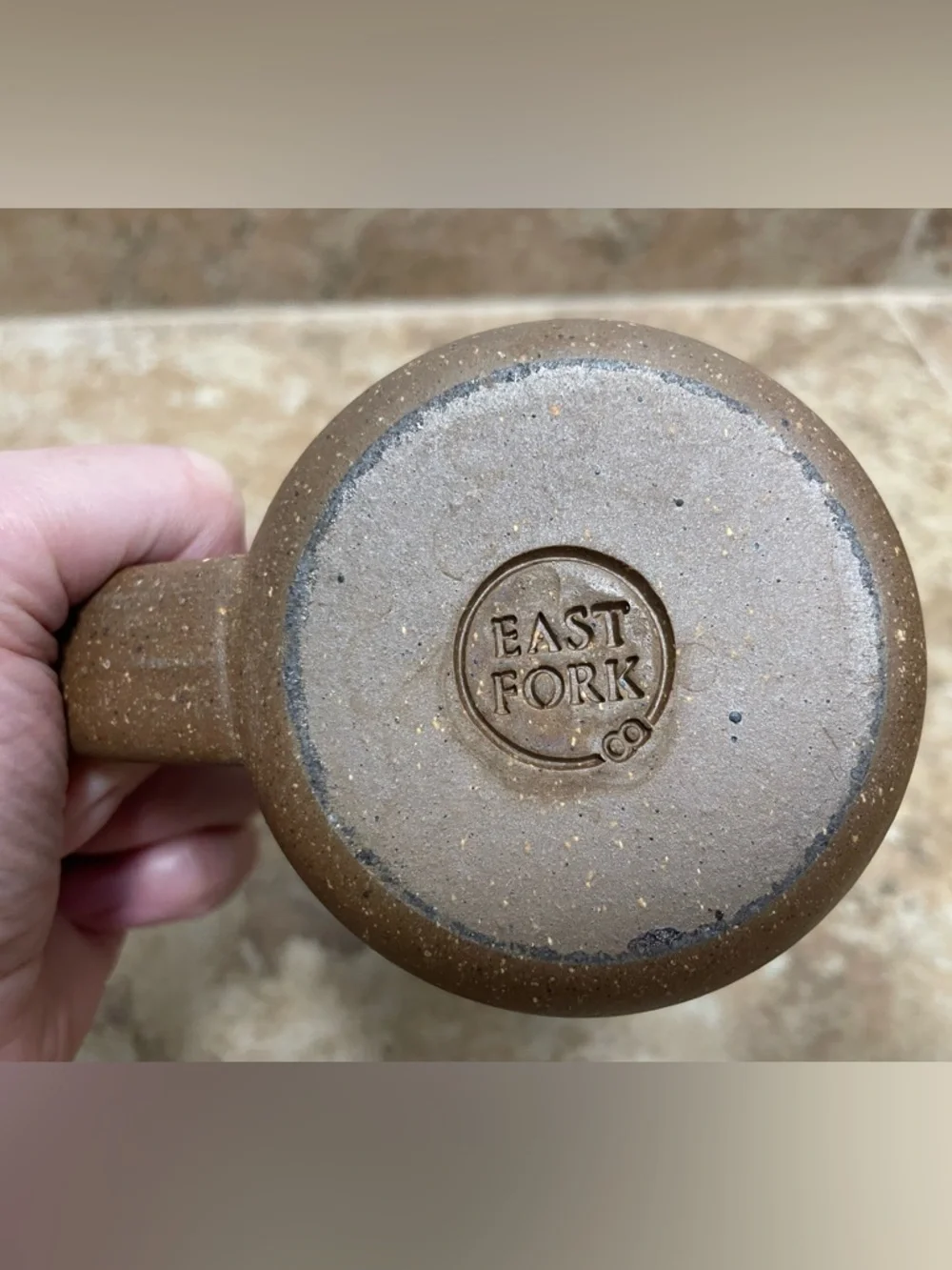 East Fork pottery, The Mug in eggshell color, 12oz mug - Picture 3 of 5